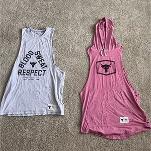 The Rock Under Armor size large tank tops “Great Condition”